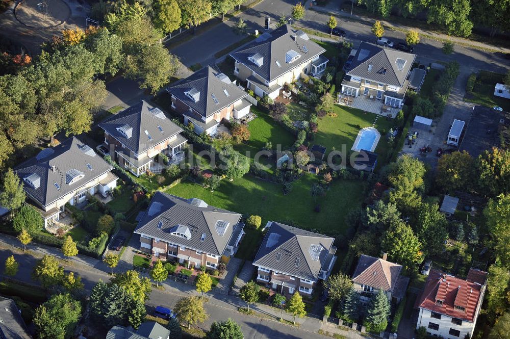 Luftbild Berlin - Wohnneubaugebiet Wohnpark am Orankesee Berlin Weißensee