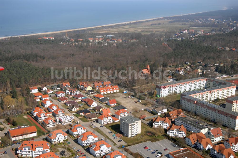 Graal-Müritz von oben - Wohnneubaugebiet Zur Eselswiese im Ostseeheilbad Graal-Müritz