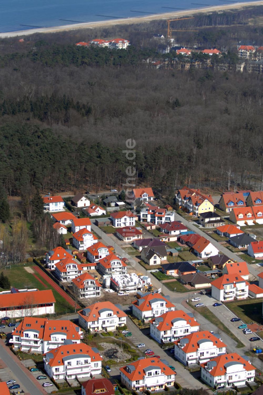 Luftaufnahme Graal-Müritz - Wohnneubaugebiet Zur Eselswiese im Ostseeheilbad Graal-Müritz