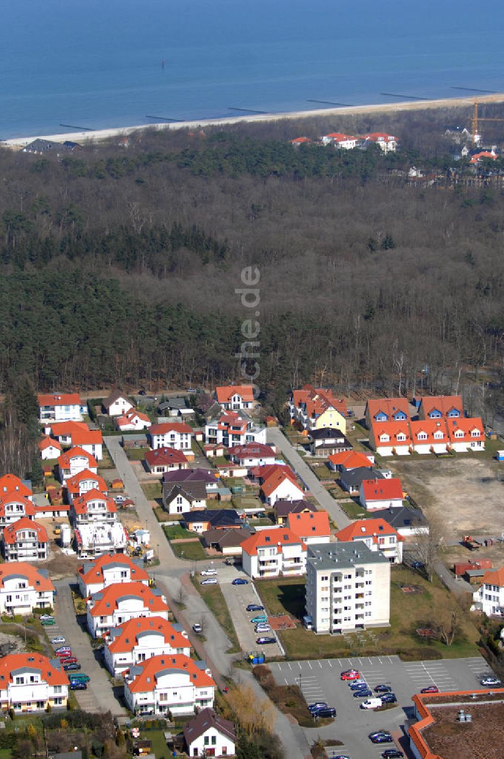 Graal-Müritz von oben - Wohnneubaugebiet Zur Eselswiese im Ostseeheilbad Graal-Müritz