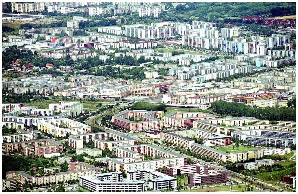 Luftbild Berlin - Hellersdorf - Wohnneubaugebieten in Berlin - Hellersdorf