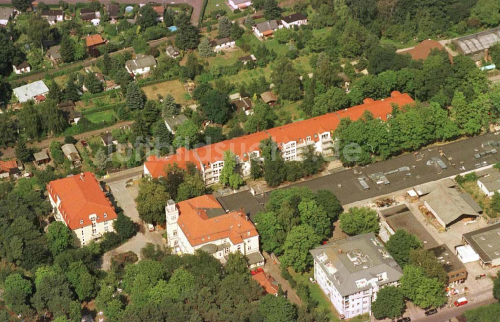 Berlin - Spandau von oben - Wohnneubauobjekt in der Niederneuendorfer Allee 12-16 in Spandau (ALLBAU GmbH)