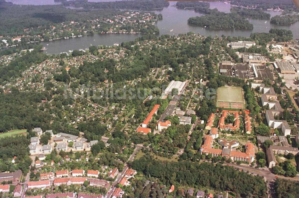 Berlin - Spandau aus der Vogelperspektive: Wohnneubauobjekt in der Niederneuendorfer Allee 12-16 in Spandau (ALLBAU GmbH)