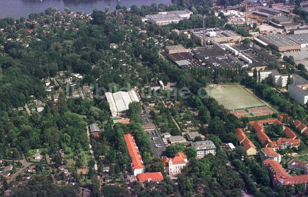 Berlin - Spandau von oben - Wohnneubauobjekt in der Niederneuendorfer Allee 12-16 in Spandau (ALLBAU GmbH)