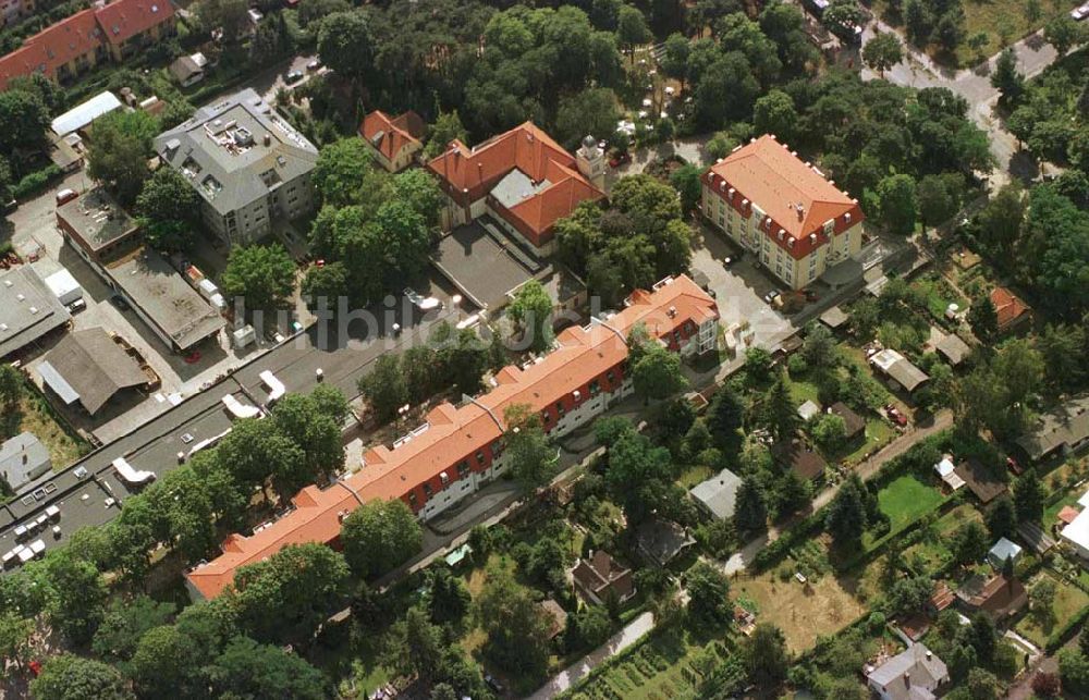 Berlin - Spandau aus der Vogelperspektive: Wohnneubauobjekt in der Niederneuendorfer Allee 12-16 in Spandau (ALLBAU GmbH)