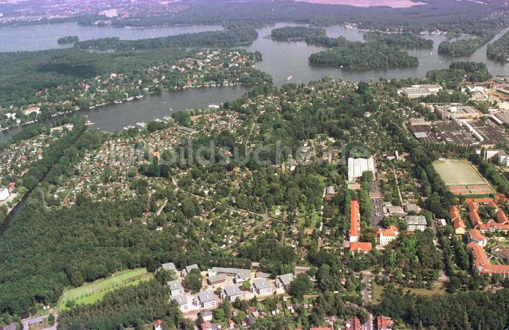 Berlin - Spandau von oben - Wohnneubauobjekt in der Niederneuendorfer Allee 12-16 in Spandau (ALLBAU GmbH)