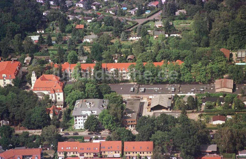 Berlin - Spandau aus der Vogelperspektive: Wohnneubauobjekt in der Niederneuendorfer Allee 12-16 in Spandau (ALLBAU GmbH)