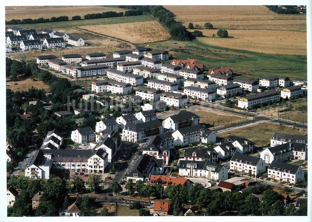 Bergholz-Rehbrücke / BRB aus der Vogelperspektive: Wohnneubausiedlung Am Rehgraben in Bergholz-Rehbrücke / BRB.