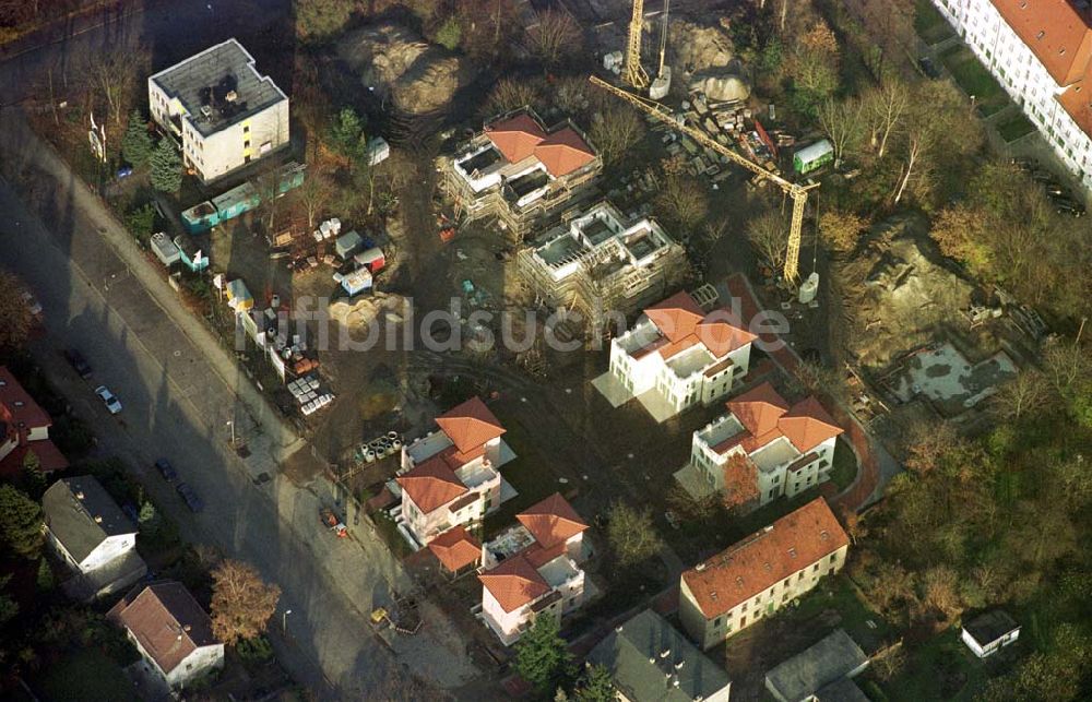 Luftaufnahme Berlin - Pankow - Wohnneubauten der EDR GmbH an der Kuckhoffstraße in Berlin - Pankow.