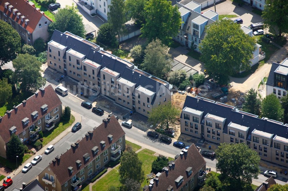 Hattingen aus der Vogelperspektive: Wohnneubauten in Hattingen im Bundesland Nordrhein-Westfalen