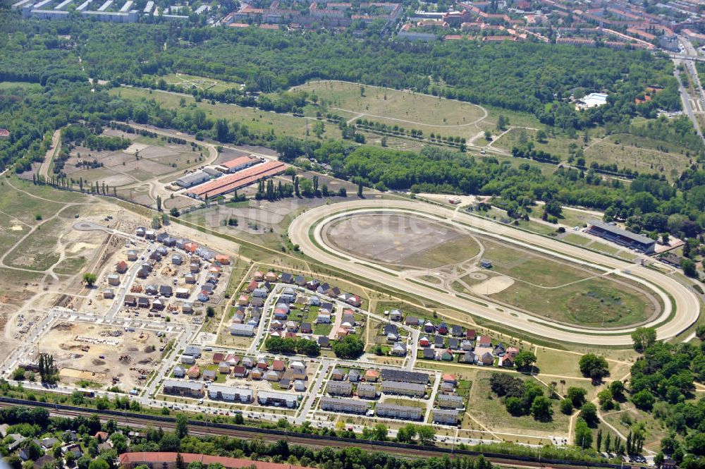 Luftbild Berlin Karlshorst - Wohnpark Carlsgarten in Karlshorst