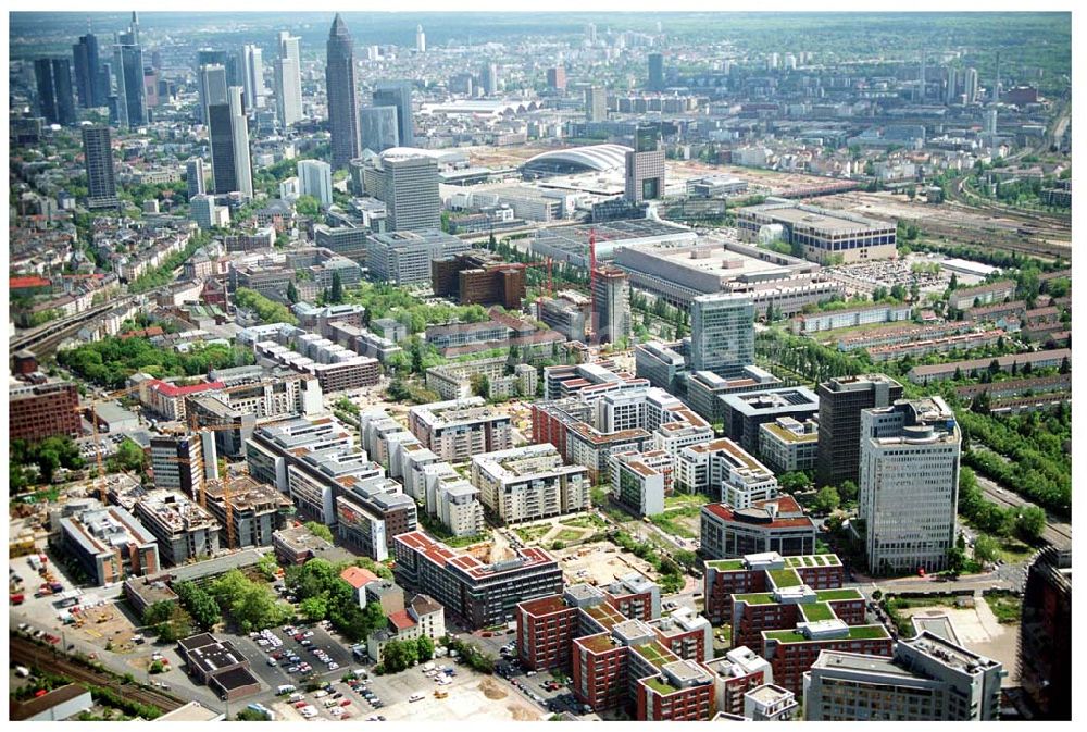 Frankfurt am Main von oben - Wohnpark der HVB-Immo.Ag