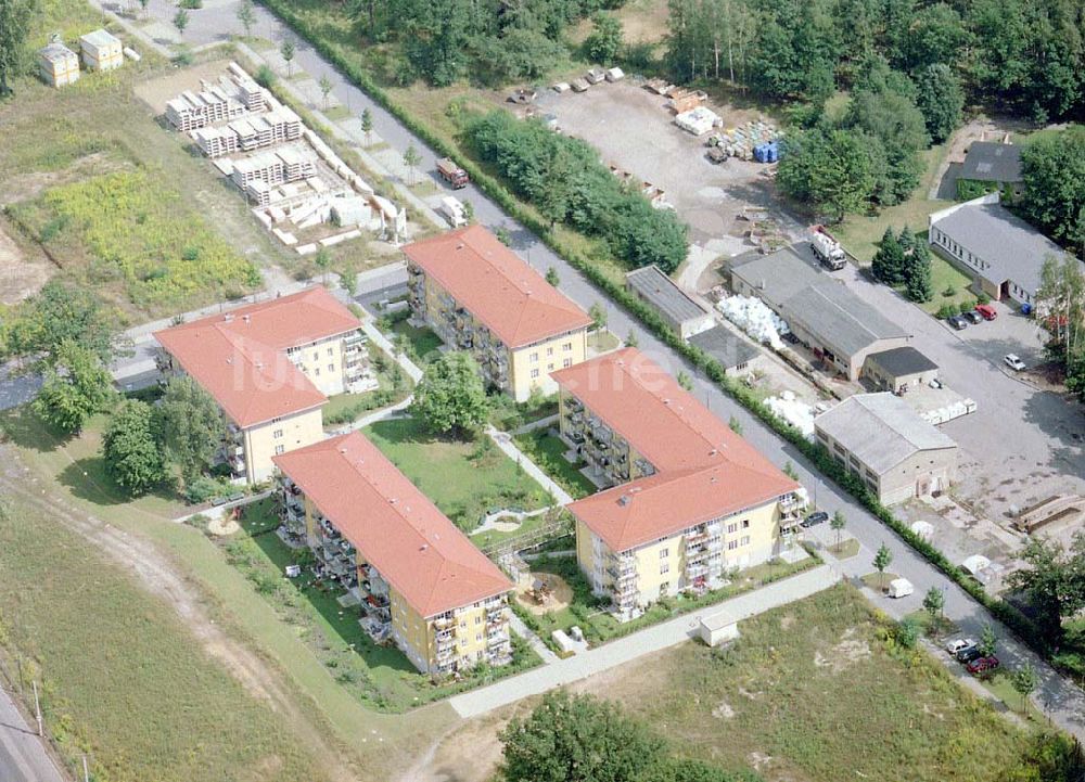 Luftbild Dresden - Klotsche - Wohnpark Am Königswald an der Königsbrücker Landstraße in Dresden-Klotsche.