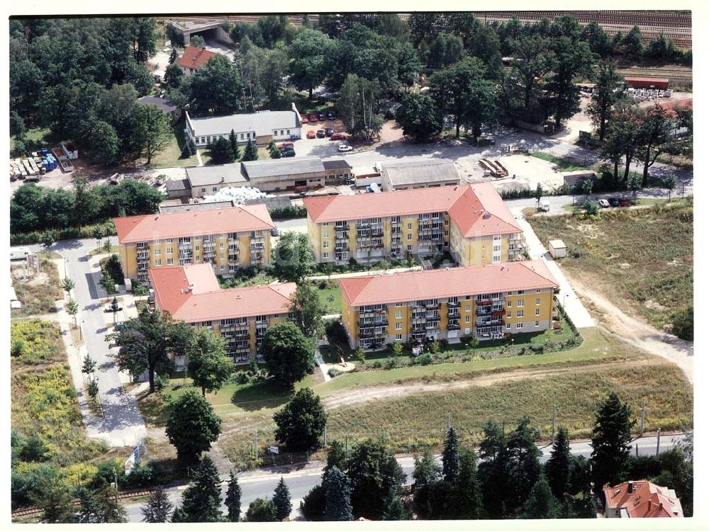 Luftbild Dresden - Klotsche - Wohnpark Am Königswald an der Königsbrücker Landstraße in Dresden-Klotsche.