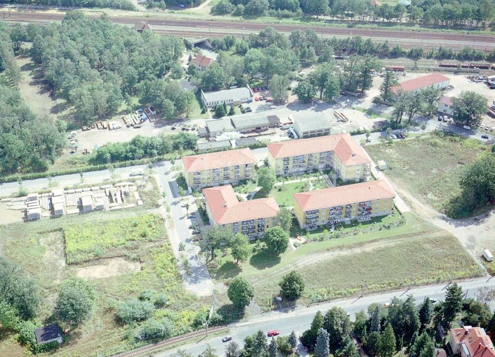 Luftbild Dresden - Klotsche - Wohnpark Am Königswald an der Königsbrücker Landstraße in Dresden-Klotsche.