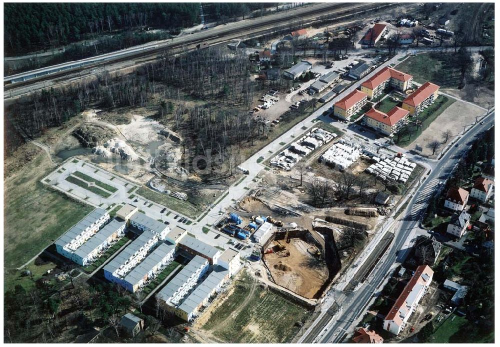 Dresden - Klotsche von oben - Wohnpark Am Königswald an der Königsbrücker Landstraße in Dresden-Klotsche.