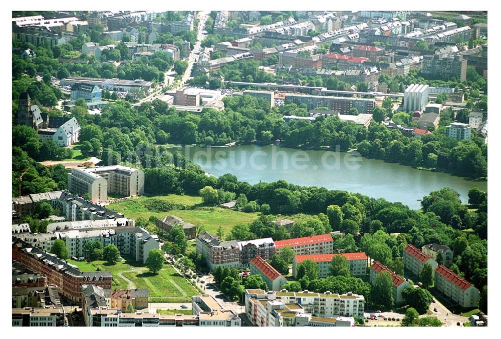 Chemnitz aus der Vogelperspektive: Wohnpark am Schloßteich