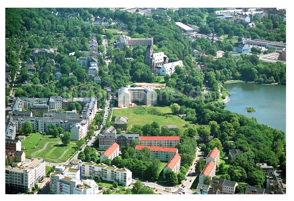 Luftaufnahme Chemnitz - Wohnpark am Schloßteich