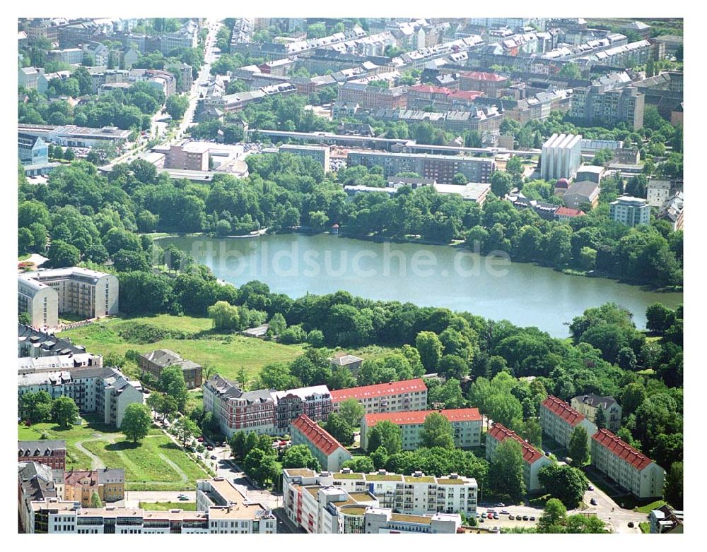 Chemnitz aus der Vogelperspektive: Wohnpark am Schloßteich