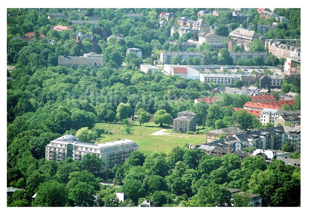 Chemnitz aus der Vogelperspektive: Wohnpark am Schloßteich