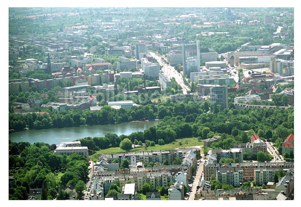 Chemnitz aus der Vogelperspektive: Wohnpark am Schloßteich