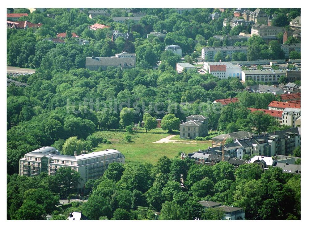 Chemnitz von oben - Wohnpark am Schloßteich