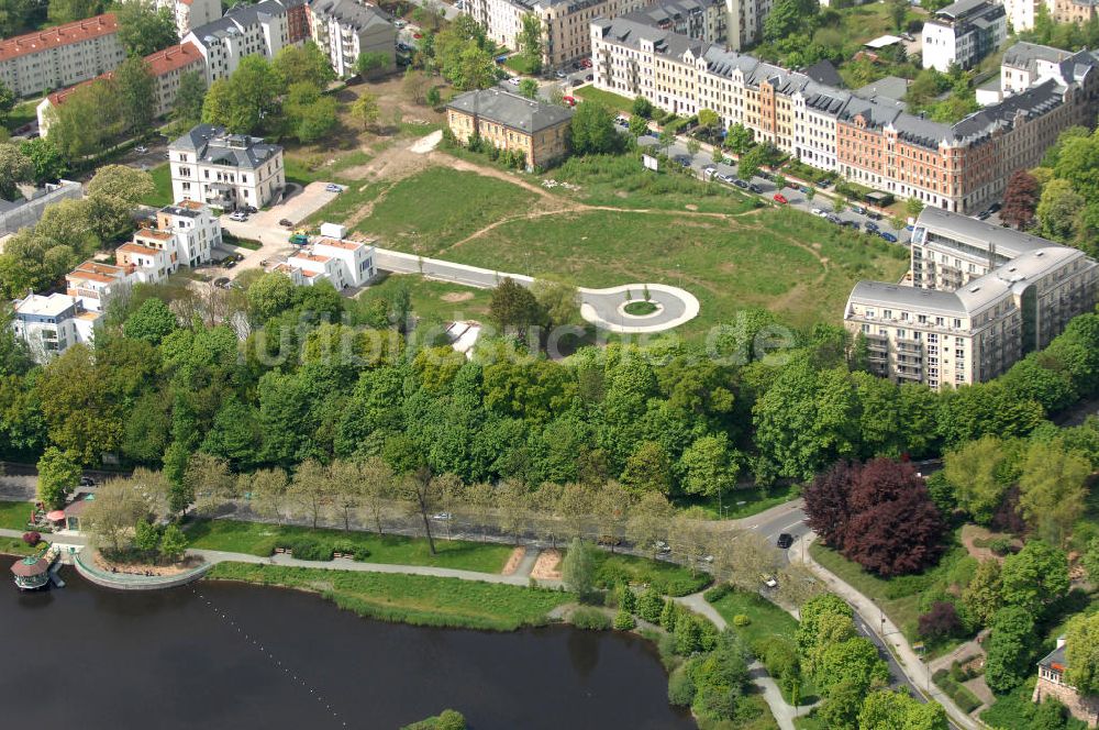 Luftaufnahme Chemnitz - Wohnpark Am Schloßteich in Chemnitz / Sachsen