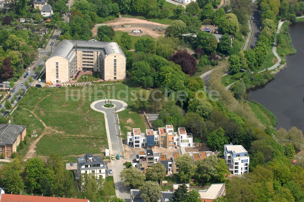 Luftaufnahme Chemnitz - Wohnpark Am Schloßteich in Chemnitz / Sachsen