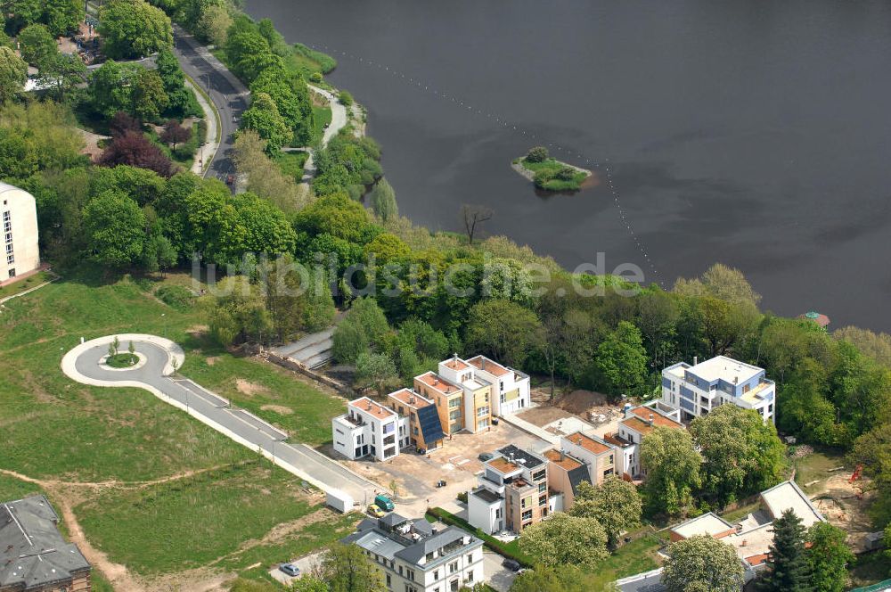 Chemnitz von oben - Wohnpark Am Schloßteich in Chemnitz / Sachsen