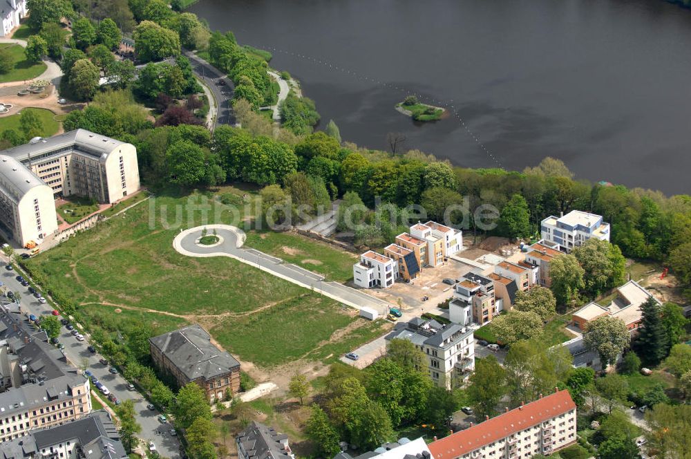 Luftbild Chemnitz - Wohnpark Am Schloßteich in Chemnitz / Sachsen