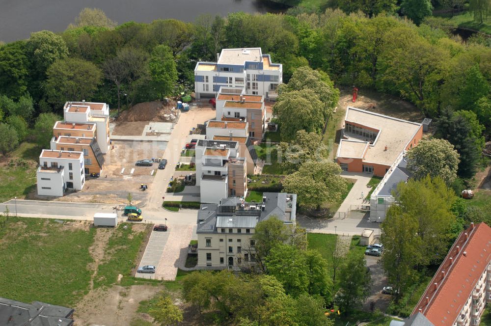 Chemnitz von oben - Wohnpark Am Schloßteich in Chemnitz / Sachsen