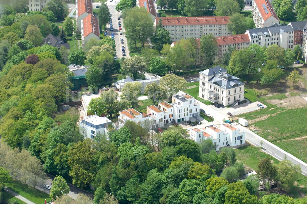 Luftbild Chemnitz - Wohnpark Am Schloßteich in Chemnitz / Sachsen