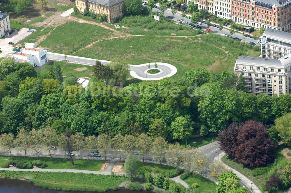 Luftbild Chemnitz - Wohnpark Am Schloßteich in Chemnitz / Sachsen