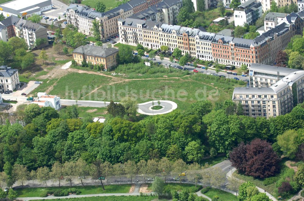 Luftaufnahme Chemnitz - Wohnpark Am Schloßteich in Chemnitz / Sachsen