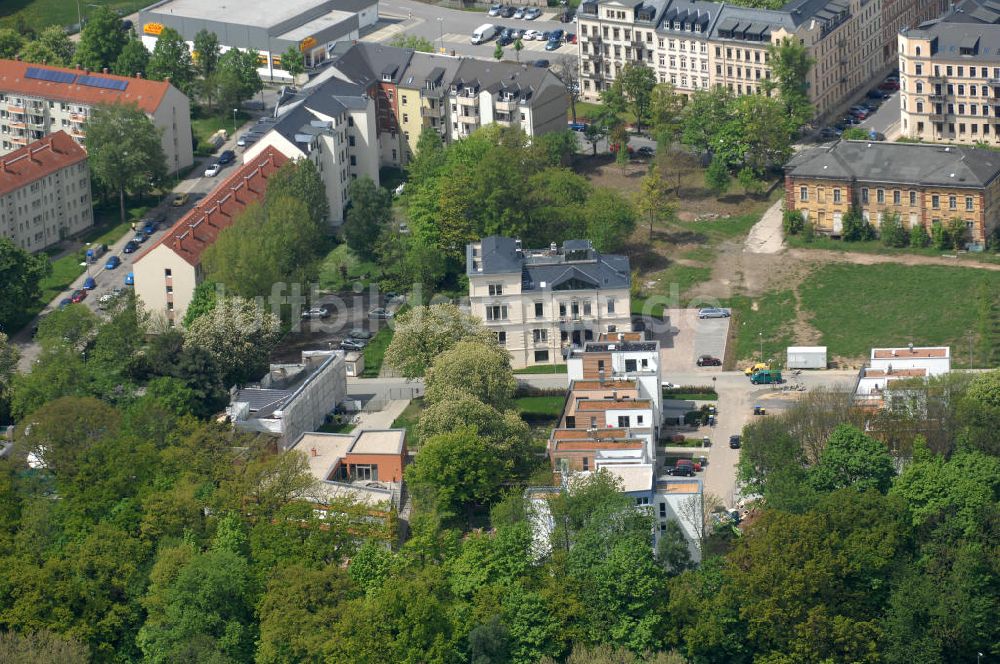 Luftbild Chemnitz - Wohnpark Am Schloßteich in Chemnitz / Sachsen