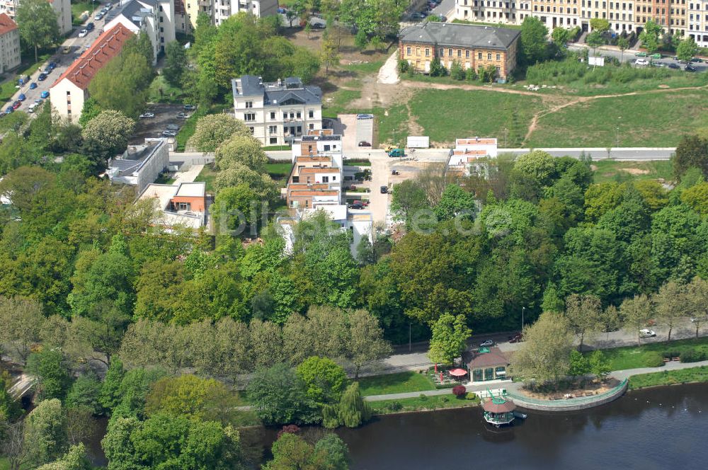 Luftaufnahme Chemnitz - Wohnpark Am Schloßteich in Chemnitz / Sachsen