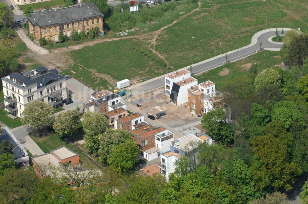 Chemnitz aus der Vogelperspektive: Wohnpark Am Schloßteich in Chemnitz / Sachsen