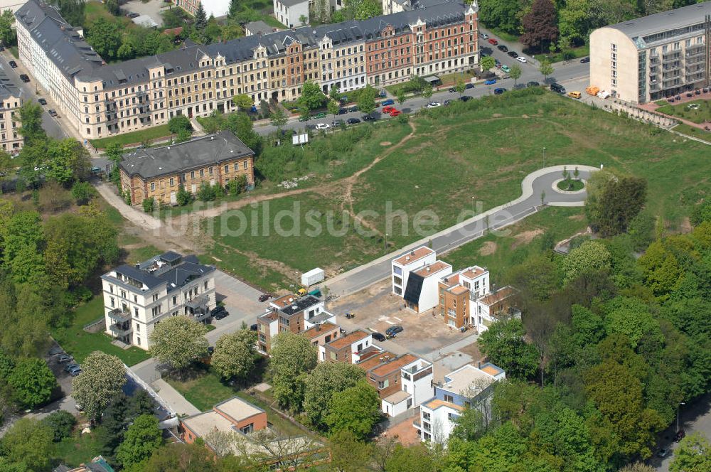 Luftaufnahme Chemnitz - Wohnpark Am Schloßteich in Chemnitz / Sachsen