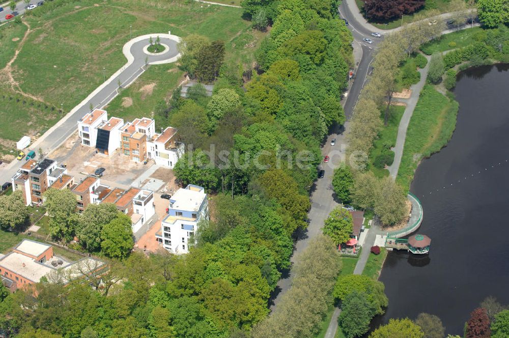 Luftbild Chemnitz - Wohnpark Am Schloßteich in Chemnitz / Sachsen