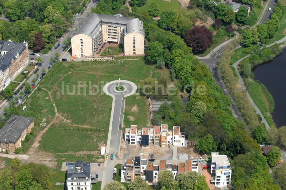 Luftbild Chemnitz - Wohnpark Am Schloßteich in Chemnitz / Sachsen