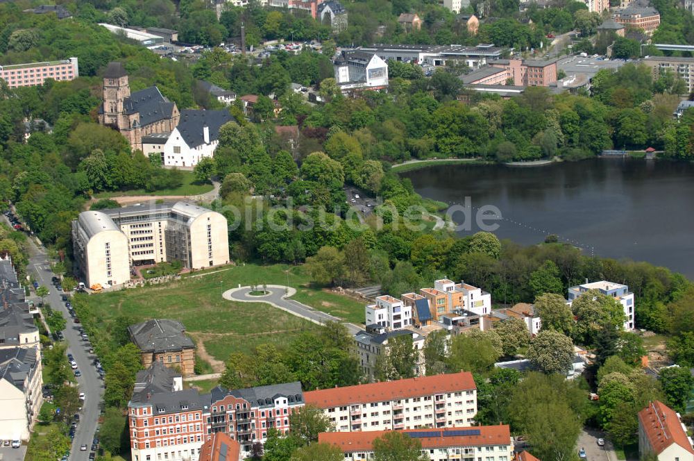 Luftbild Chemnitz - Wohnpark Am Schloßteich in Chemnitz / Sachsen