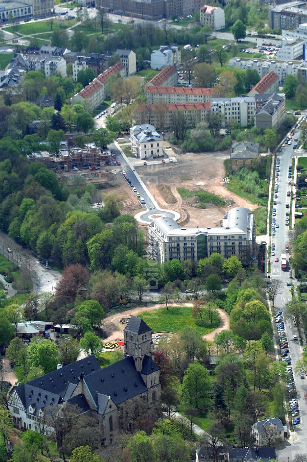 Luftaufnahme Chemnitz - Wohnparks Am Schloßteich in Chemnitz