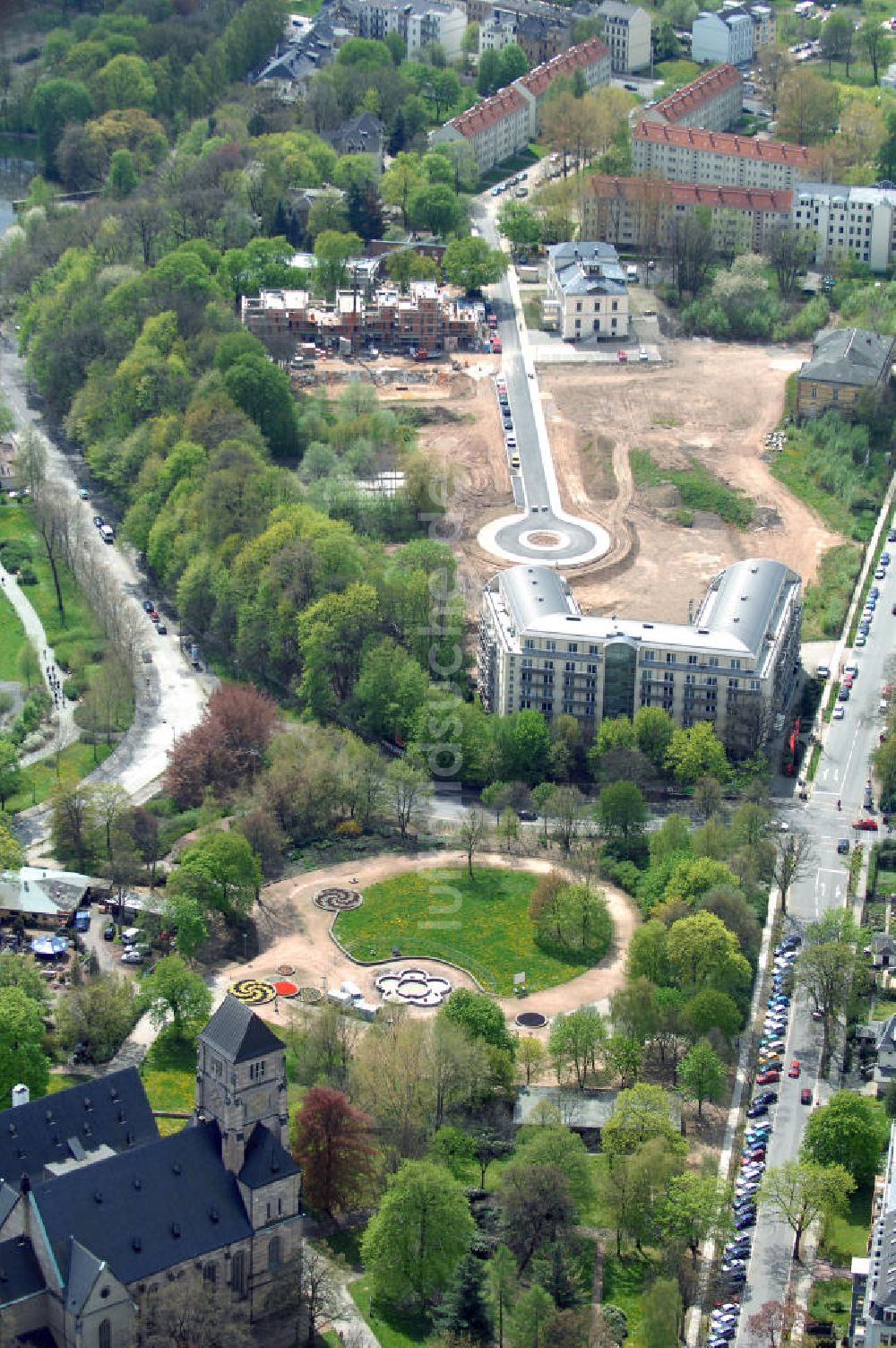 Luftbild Chemnitz - Wohnparks Am Schloßteich in Chemnitz