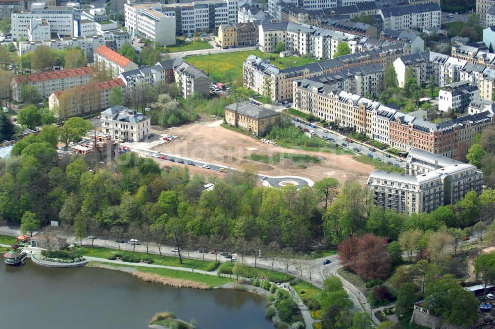 Chemnitz von oben - Wohnparks Am Schloßteich in Chemnitz