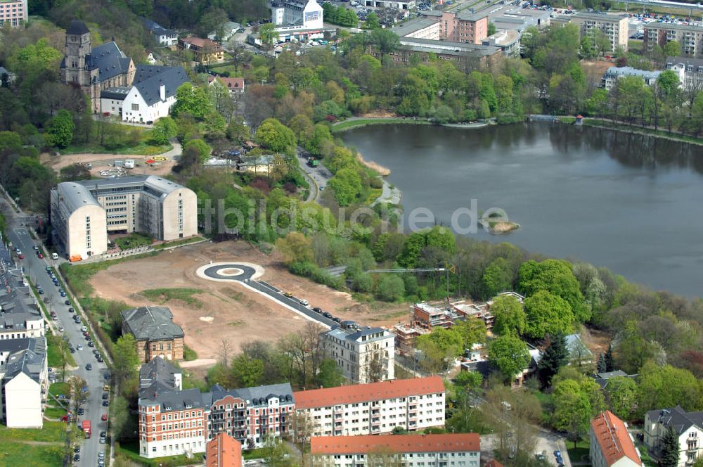 Luftbild Chemnitz - Wohnparks Am Schloßteich in Chemnitz