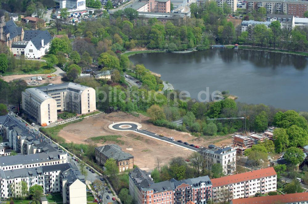 Chemnitz von oben - Wohnparks Am Schloßteich in Chemnitz