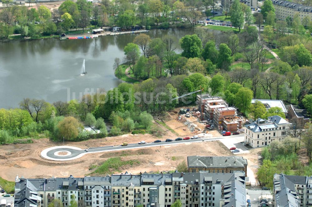 Chemnitz von oben - Wohnparks Am Schloßteich in Chemnitz