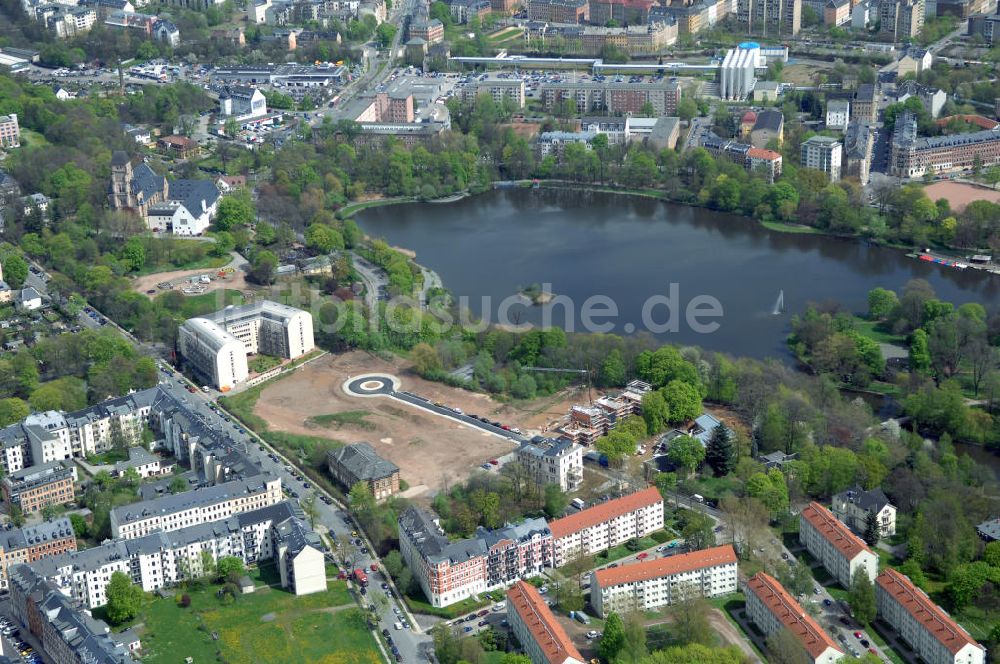 Luftaufnahme Chemnitz - Wohnparks Am Schloßteich in Chemnitz