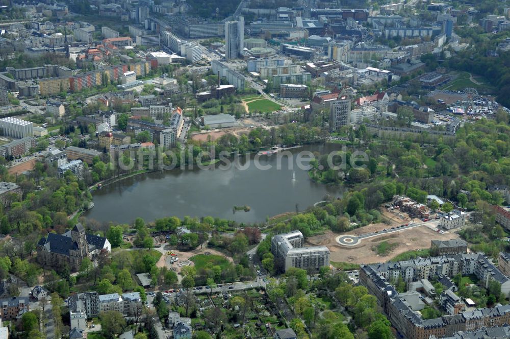 Luftbild Chemnitz - Wohnparks Am Schloßteich in Chemnitz