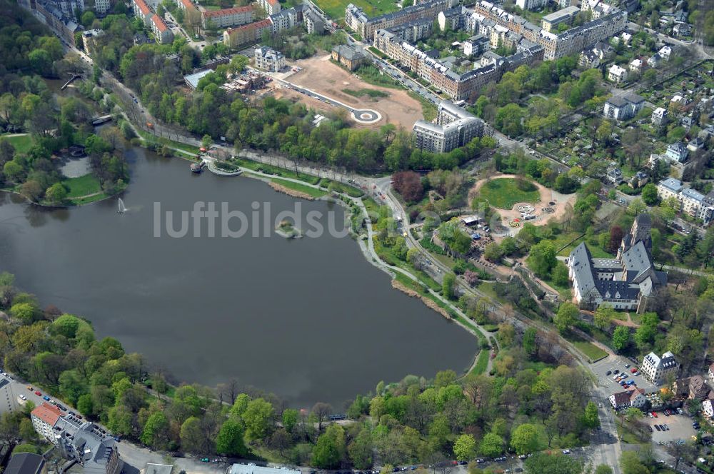 Luftbild Chemnitz - Wohnparks Am Schloßteich in Chemnitz